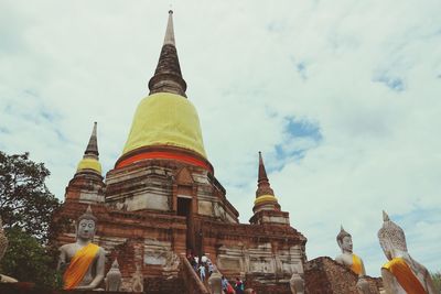 Low angle view of a temple