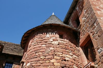 Close-up of temple against sky