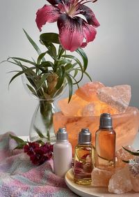 Close-up of vase on table