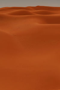 Scenic view of desert against sky