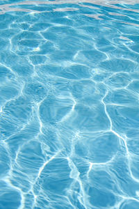 High angle view of swimming pool in sea