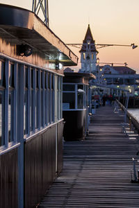 Pier over lake