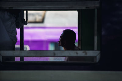 Woman sitting on bench