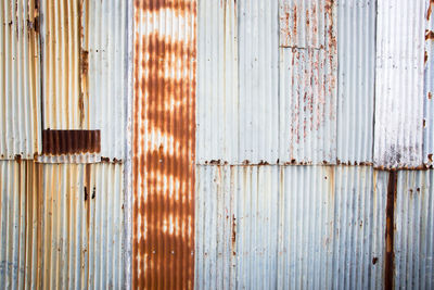 Full frame shot of rusty metal