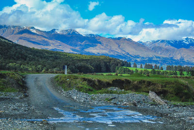 Scenic view of landscape against sky