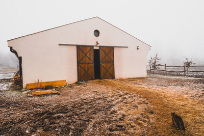 Barn house at farm