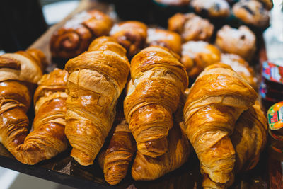 Close-up of food on table