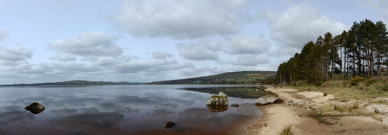 Panoramic view of sea against sky