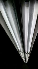 View of illuminated tunnel