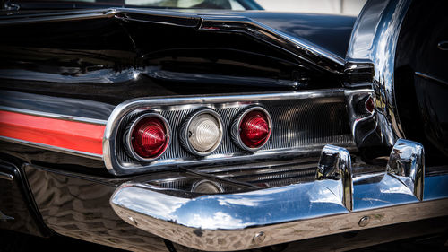 Close-up of vintage car