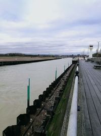 Panoramic view of sea against sky