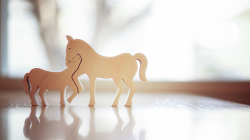 Close-up of stuffed toy on table