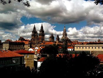 View of church against cloudy sky