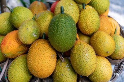 Close-up of fruits in market