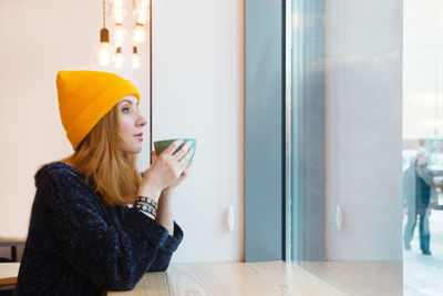 Young woman using mobile phone