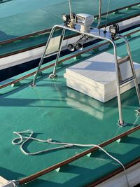 Boats in sea
