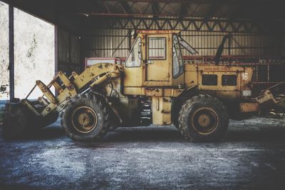 View of machinery in factory