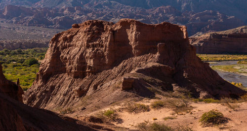 Rock formations in a desert