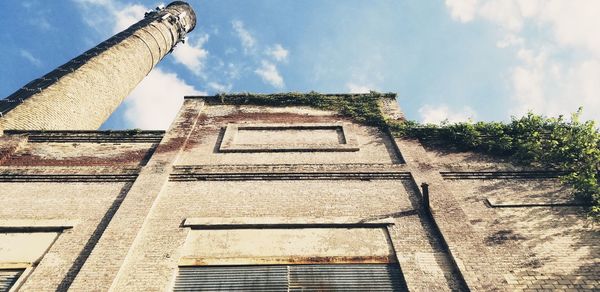 Low angle view of building against sky