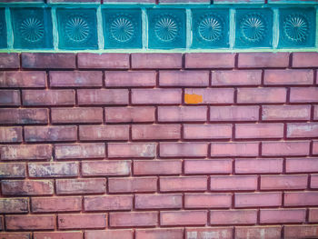 Full frame shot of brick wall