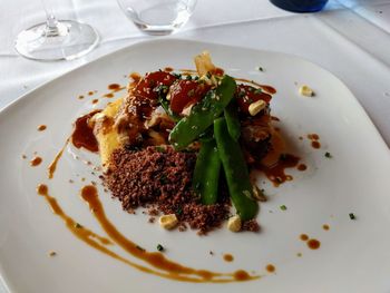 Close-up of food in plate