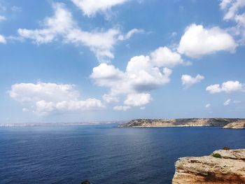 Scenic view of sea and sky