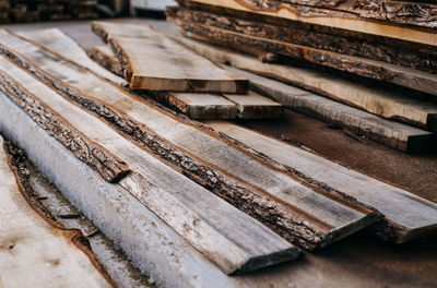 High angle view of abandoned railroad tracks
