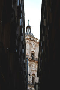 Low angle view of buildings in city