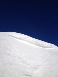 Scenic view of snow covered landscape