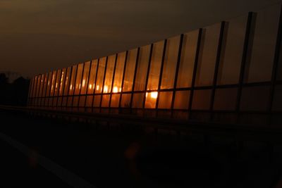 View of sky at sunset