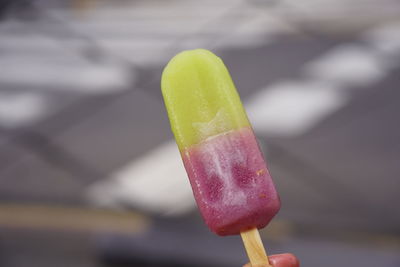 Close-up of ice cream