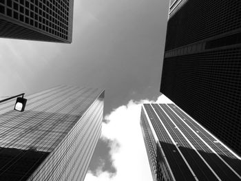 Low angle view of buildings against sky