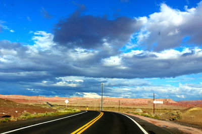 Highway against sky