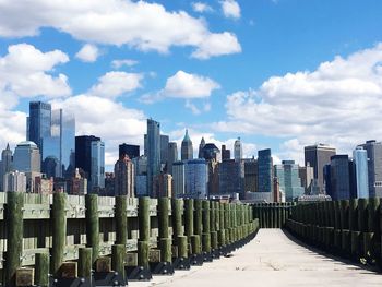 Cityscape against sky