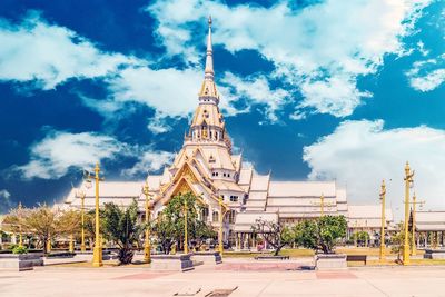 View of cathedral against cloudy sky