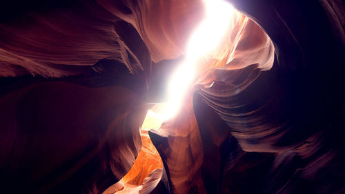 View of rock formations