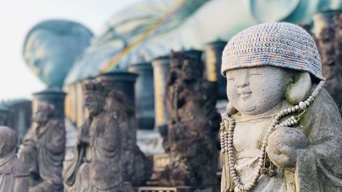 Close-up of buddha statue