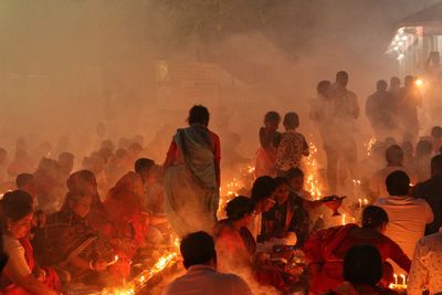 Rakher upobash an event of hindu religious people where a lot of people come and pray