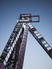 Low angle view of tower against sky