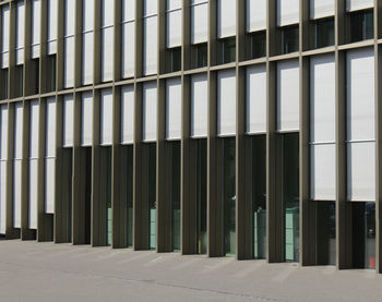 Full frame shot of modern building