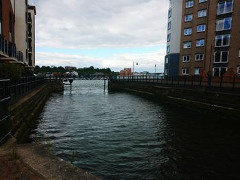 River with buildings in background