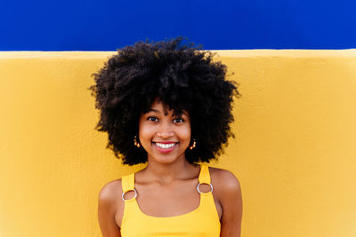 Portrait of young woman looking away