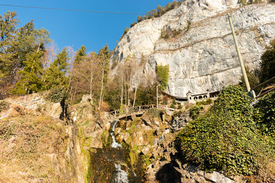 Panoramic view of rock formations