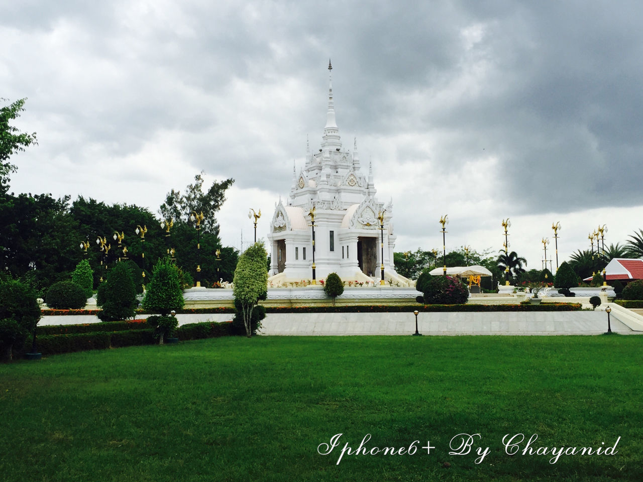 The suratthani city pillar shrine