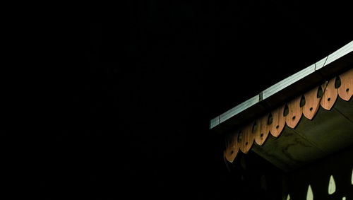 Low angle view of building against clear sky