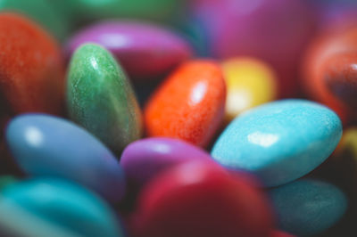 Full frame shot of multi colored candies