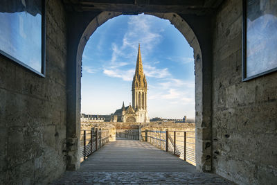 View of historical building against sky