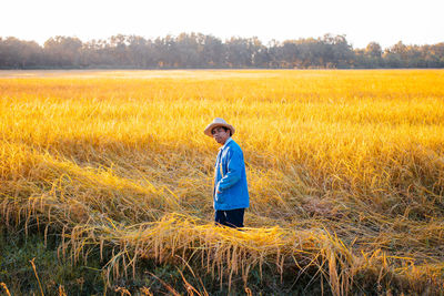 Southeast asian farmer