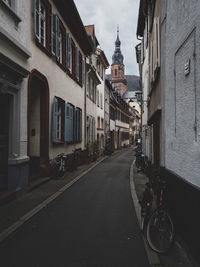 Street amidst buildings in city