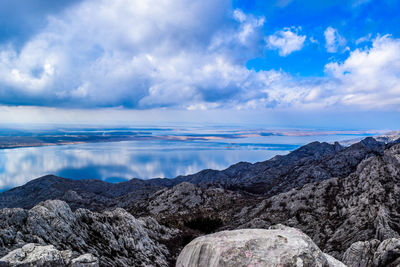 Panoramic view of landscape against sky